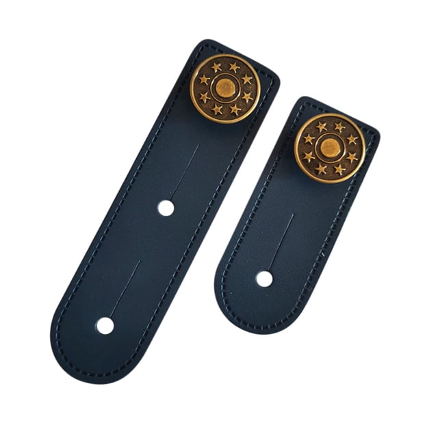 Stretchable Jeans With Detachable Buttons Enlarged Waist Herringbone Buckle Adjustable Waist Buttons