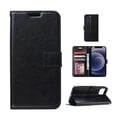 thumbnail image 1 of iPhone 13 Pro Max Wallet Case - Black Leather Skin Cover, Compatible with iPhone, 1 of 5