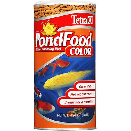 Tetra TetraPond Color Enhancing Diet Pond Fish Food, 4.94-oz