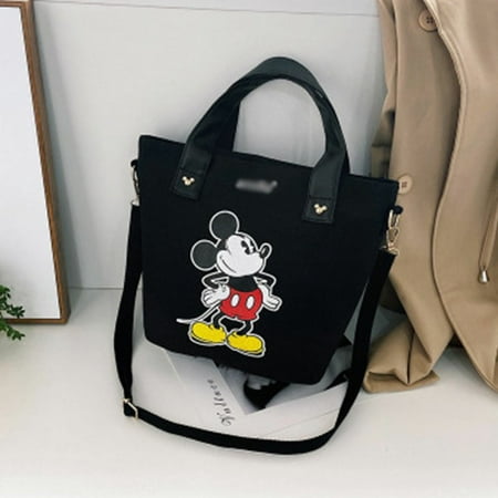 Canvas Bag Mickey Handbag Shoulder Bag Casual Large Capacity Mickey