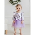 thumbnail image 4 of BemeyourBBs Baby Girl 2Pcs Outfits Sleeveless Tulle Dress + Long Sleeve Jacket, 4 of 9