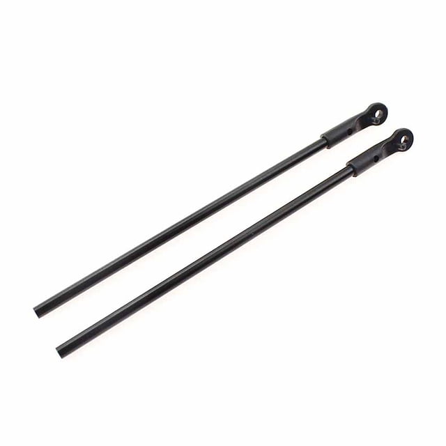 Ounissouiy 2 piezas RC helicóptero tubo de cola inclinado modificación de tubo de escape repuestos reparación reemplazo para WLtoys V912 V912-A Kits de construcción modelo