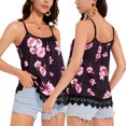 thumbnail image 2 of Joyshaper Camisoles for Women with Built in Bra Adjustable Spaghetti Strap Tank Top Lace Trim Extender Camisole Loose Fit S-3XL, 2 of 6