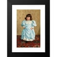 thumbnail image 2 of Dominik Skutetzky 13x18 Black Modern Framed Museum Art Print Titled - Girl in a Blue Frock (1894), 2 of 5