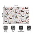 thumbnail image 5 of Dachshunds with Flowers Door Rugs,Washable Non Slip Door Mats Indoor,Decorative Door Mats,Entry Mat Indoor for Entrance,Bedroom,Kitchen,Bathroom,16"x24", 5 of 6