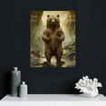 thumbnail image 4 of Nawypu Motivational Bear Canvas Wall Art Christian Bear Inspiring Picture Wall Decor Inspirational Quotes Painting Framed Modern Artwork for Bedroom Bathroom Office Home Decor, 4 of 4