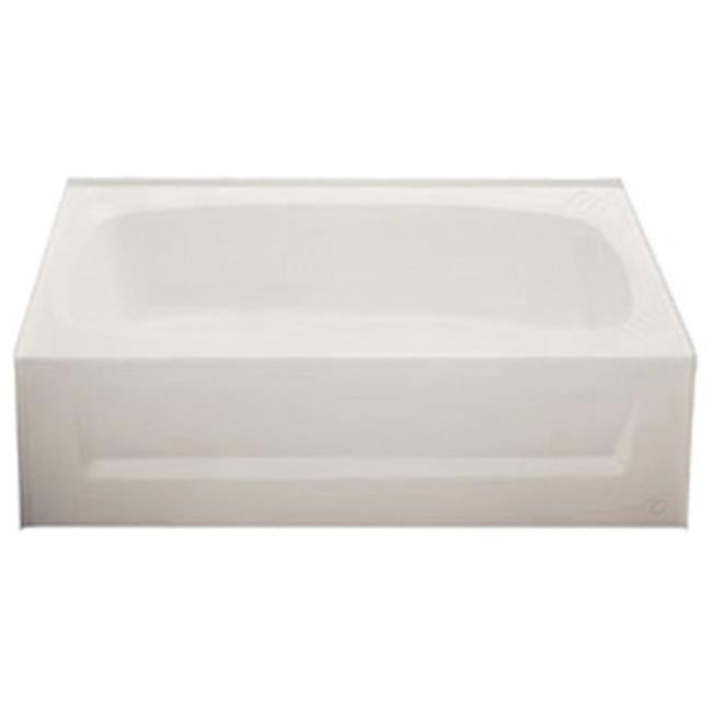 Kinro Composites 1259.1101 ABS Shower Pan Right Hand, Almond