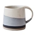 thumbnail image 1 of Ceramic cup retro mug black and white latte coffee cup, 1 of 4