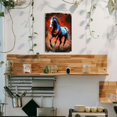 thumbnail image 4 of 1pc, Jit Horse Metal Tin Sign, 8x12inch, Rustic Wall Art, Artistic Animal Nature Design, Ideal for Bars, Clubs, Cafes, Restaurants, Billiard Rooms, Hotels, Homes, Offices, Bedrooms, Bathrooms, Garage, 4 of 8