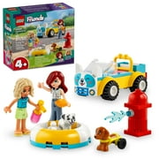 LEGO Friends Dog Grooming Car Toy, Building Toy for Kids Who Love Animals and Nature, Comes with 2 Mini Doll Characters and 2 Dog Toy Figures, Vet Toy Gift Idea for Girls and Boys Ages 4 and Up, 42635