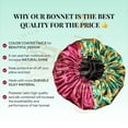 thumbnail image 2 of Large Silky Design Anime Bonnet with Elastic Soft Band Adjustable for Women and Men, Comfortable Satin Fabric, TomiokB, 2 of 8