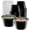 Black, variant on 100 Sets 1.5oz Disposable Plastic Portion Cups with Lids, Small Mini Cups for Sauce Condiment Jello Shots Meal Prep Slime Medicine Crafts Dressings