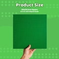 thumbnail image 6 of 4 Pack Classic Building Base Plates, 10" x 10" (32x32 Studs) Boards to Build on, Baseplates for Bricks, Compatible with All Major Brands, Green, 6 of 6