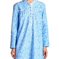 thumbnail image 5 of Casual Nights Women's Flannel Floral Long Sleeve Nightgown, 5 of 5