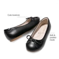thumbnail image 3 of Zapatos para Niña DREAM PAIRS KFL216 Negros con Moño Slip-On Talla 6, 3 of 6