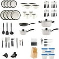 Gibson Home Kitchen In A Box 83Piece Combo Set, Black