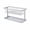 Grey, variant on TIELUTT Japanese Style Double Layer Drain Rack Sponge Storage Rack Pool Storage Supplies Drain Rack Two Tier Dish Drying Rack Kitchen Wall Rack Dry Rack in Dish Drainer Dish Dry Rack over The