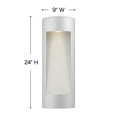 thumbnail image 2 of Hinkley Lighting - LED Wall Mount - Luna - 2 Light Large Outdoor Wall Lantern in, 2 of 6