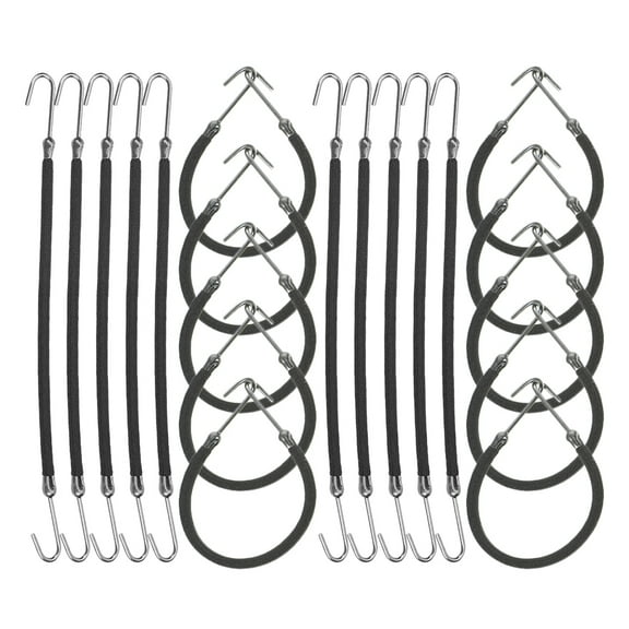 Zehuanyu  20 Pcs Airplane Charm Keychain Hair Hook Set Bride