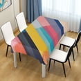 thumbnail image 3 of Yayeee Tablecloths for Rectangular Tables 60 x 108 inch Party Table Cover, Color Striped, 3 of 6