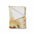thumbnail image 2 of Harvest Soft Flannel Fleece Throw Blanket, Maple Tree Frame with Rustic Composition for Thanksgiving Halloween Dinner Food, Cozy Plush for Indoor and Outdoor Use, 50" x 60", Multicolor, by Ambesonne, 2 of 6