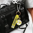 thumbnail image 4 of Productos con temática de deportes de pelota Llaveros de balón de fútbol realistas Accesorios Mercancía Llaveros tridimensionales Llavero de metal, 4 of 6
