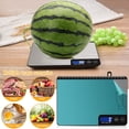 thumbnail image 5 of Hongchun Kitchen Scale 15 kg, Professional Electronic Kitchen Scale with Large Panel, Food Scales, Precision Scale, Sensitive Touch & LCD Display, Tare Function, 2 AAA Batteries(not attached）, 5 of 5