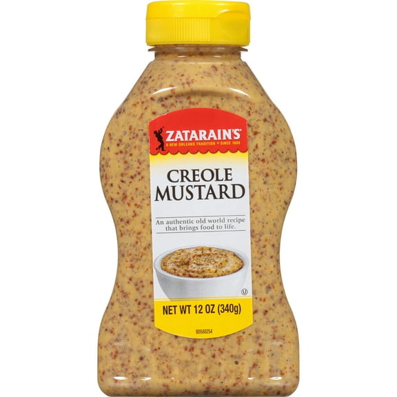(4 Pack) Zatarain's Creole Mustard Squeeze Bottle, 12 oz