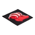 thumbnail image 2 of Zodiac Aries Red Ram With Curled Horns Patch, Astrology Sign Patches, 2 of 3