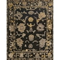 thumbnail image 1 of Ahgly Company Machine Washable Indoor Rectangle Abstract Dark Almond Brown Area Rugs, 8' x 10', 1 of 7