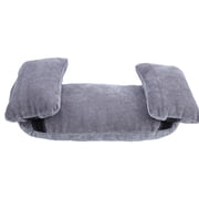 NFTIGB Newborn Photography Props Velvet Baby Posing Pillow Soft Photo Shoot Studio Positioner Gray (14.6 in / 37 cm)