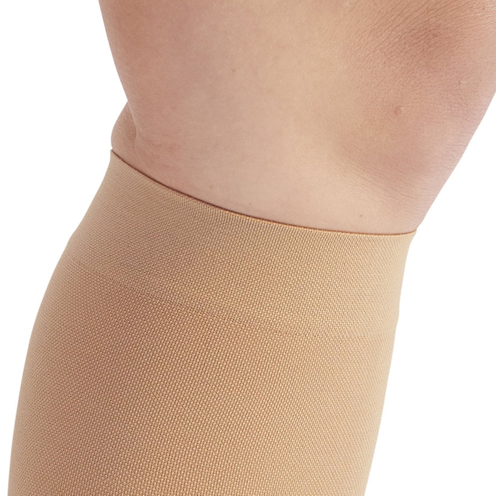 Ames Walker AW Style 301 Medical Support 30-40 mmHg Extra Firm Compression  Open Toe Knee High Stockings Beige XXXLarge Wide 