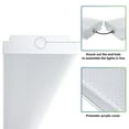 thumbnail image 4 of ANTLUX 4FT LED Wraparound Light 40W LED Garage Shop Lights, 40W 4400LM, 4000K, 4 Foot Wrap Around Fixture, 48 Inch Linear Strip Flush Mount Office Ceiling Lighting, 128W Fluorescent Tube Replacement, 4 of 4