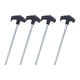 thumbnail image 2 of 4 estacas para tienda de campaña, resistentes, portátiles, resistentes, clavos de fijación para senderismo al aire libre., 2 of 9