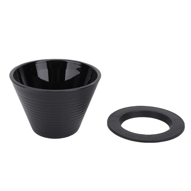Pour Over Coffee Dripper, Plastic Flat Bottom Coffee Brewing Filter Cone, Pour Over Coffee Maker Slow Brewing Accessories for Home Restaurant Cafe Camping