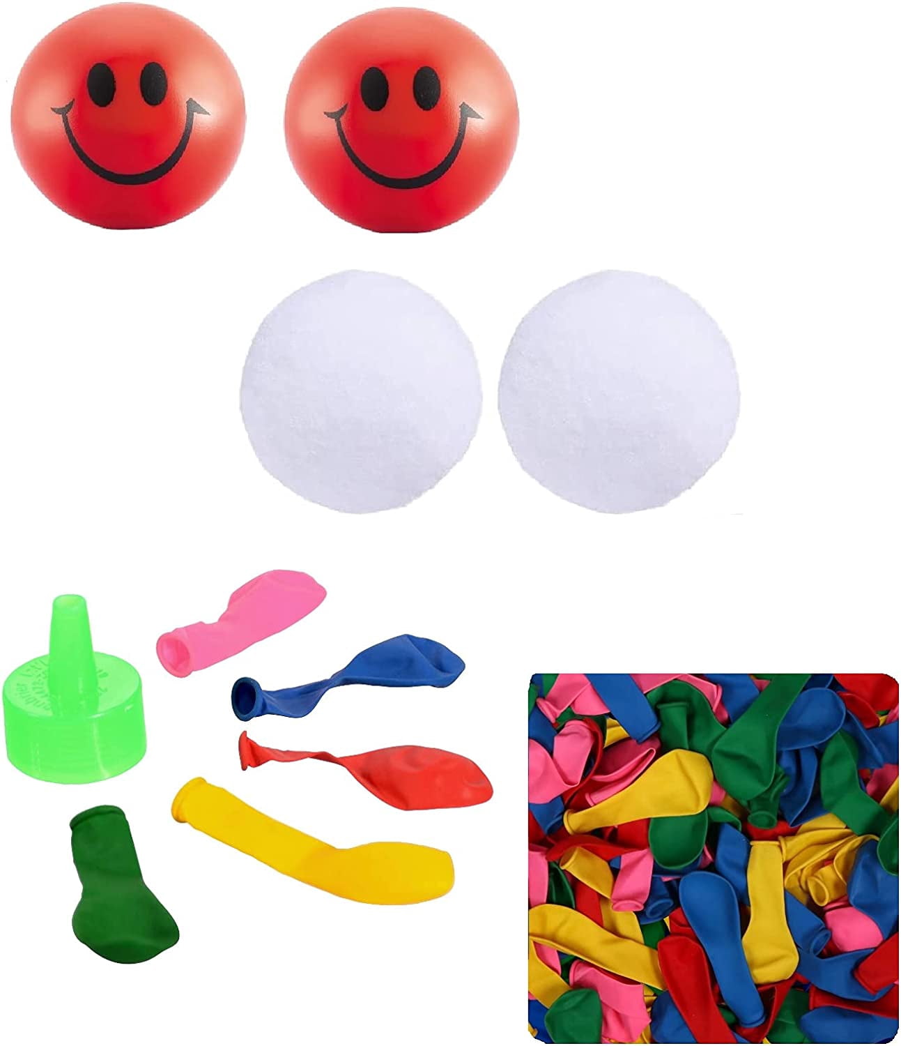Mega Ball Launcher with 2 Foam Balls, 2 Snow Balls and 1 Package of Water Balloons