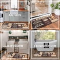 thumbnail image 3 of Coffee Kitchen Rugs and Mats Non-Slip, Washable, Stain and Fade Resistant, Suitable for Kitchen Mat Set of 2 Coffee Kitchen Decor 17" x47"+17"x30", 3 of 6