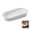 large, variant on Ceramic Garlic Grater Plate, Sharp Triangular Teeth Grinder for Ginger Onion, Deep Bowl for Mess Free Grinding, Small Large Round Sizes