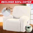 thumbnail image 3 of Stretch Recliner Chair Covers Recliner Covers for Electric /Manual Style | Furniture Covers for Reclining Chairs with Side Pocket, Soft Thick Form Fitted Standard / Oversized, 3 of 7
