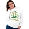 thumbnail image 3 of All Day Bed Flower Beds Garden Humor Women Plus Size Crewneck Sweatshirt Brisco Brands 3X, 3 of 5