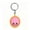 Pink, variant on Glowing Dumpling Clicker Fidget Keychain, Hard Plastic Stress Relief Sensory Toy With Satisfying Clicky Sound For Adults, Quiet Focus Boost Desk Accessory For Work Travel Home (White, 1*1in)