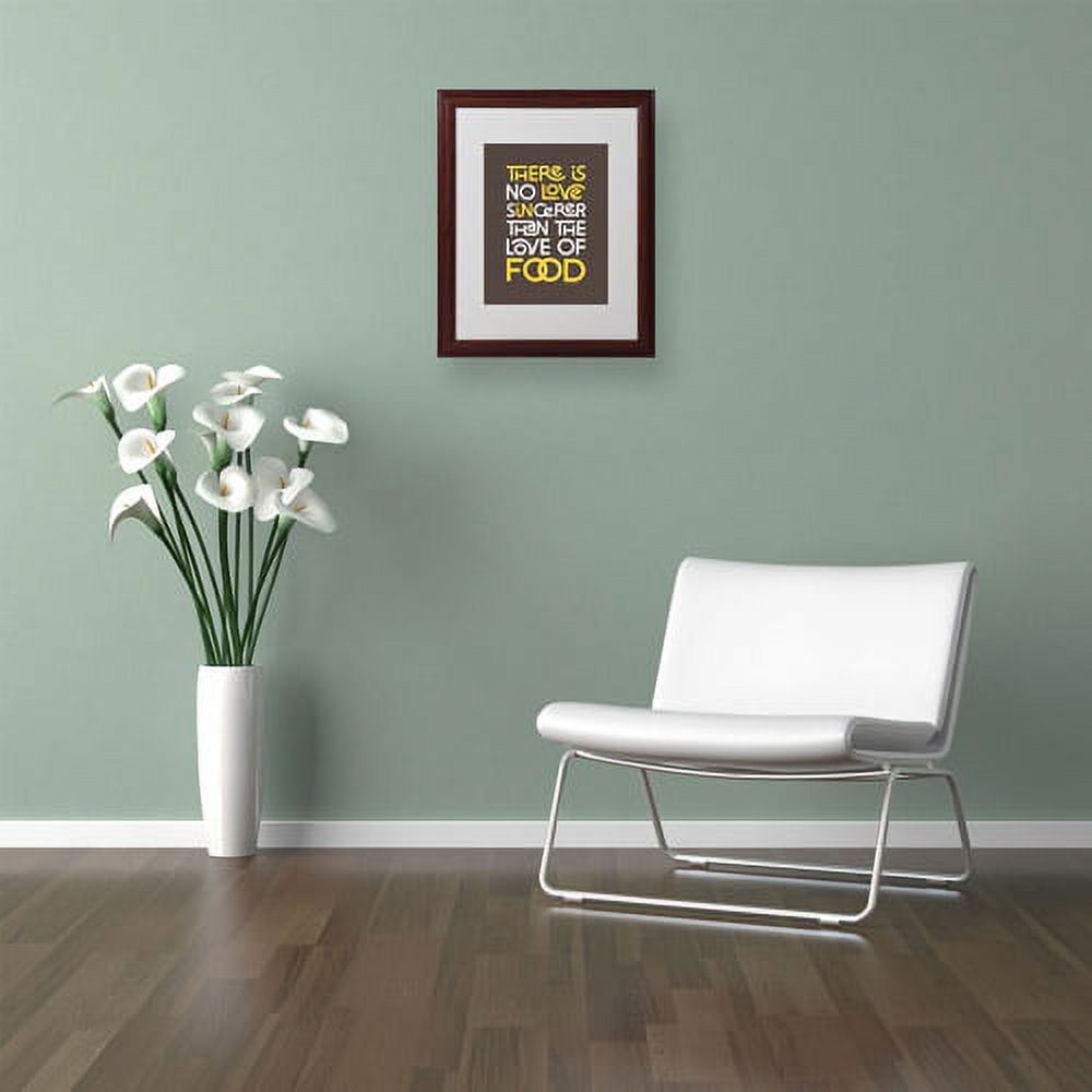 Trademark Fine Art "Sincere Love of Food III" Canvas Art by Megan Romo, Wood Frame