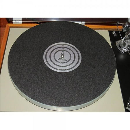 phonograph turntable record player anti static slip mat by