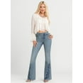 thumbnail image 7 of Jessica Simpson Women's Stayce Cropped Ruffle Top with Long Sleeves, Sizes XS-XL, 7 of 7