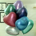 thumbnail image 3 of MesaSe 50Pcs Balloon Decorations Creative Shape Vivid Color Anti-explosion Extra-large Wide Application Heart Balloons Valentine‘s Day Holiday Party Decorations for Home, 3 of 8
