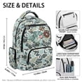 thumbnail image 7 of Yspwyqan Kids Camo Backpack for School, Bass Fish Large Capacity 600D Polyester Bookbag, Front Pocket Adjustable Straps Bag for Middle School Hiking Back to School Gifts, 7 of 7