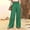 Green women high waisted palazzo pants a1, variant on Bzdzmqm Women High Waisted Wide Leg Polka Dot Palazzo Pants Flowy Casual Long Trousers for Vacation Beach Summer, Black S