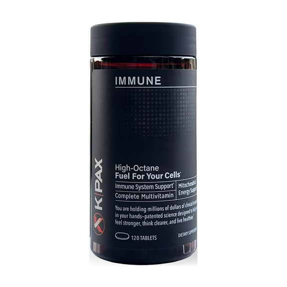 K-Pax Immune (120 Tablets, 2-mo Supply) - Immune Support Supplement With Antioxidants, B Vitamins, Zinc