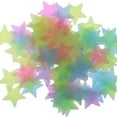 thumbnail image 3 of 100 Uds. Estrellas 3D que brillan en la oscuridad pegatinas de pared luminosas para la decoración del hogar de la sala de estar de la habitación de los niños Fokelyi HMHZ312-2, 3 of 6
