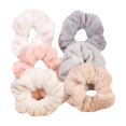 thumbnail image 1 of Paquete de 6 cintas para el pelo de felpa para mujer, diademas de moda para jinwen Scrunchies para el cabello, 1 of 8